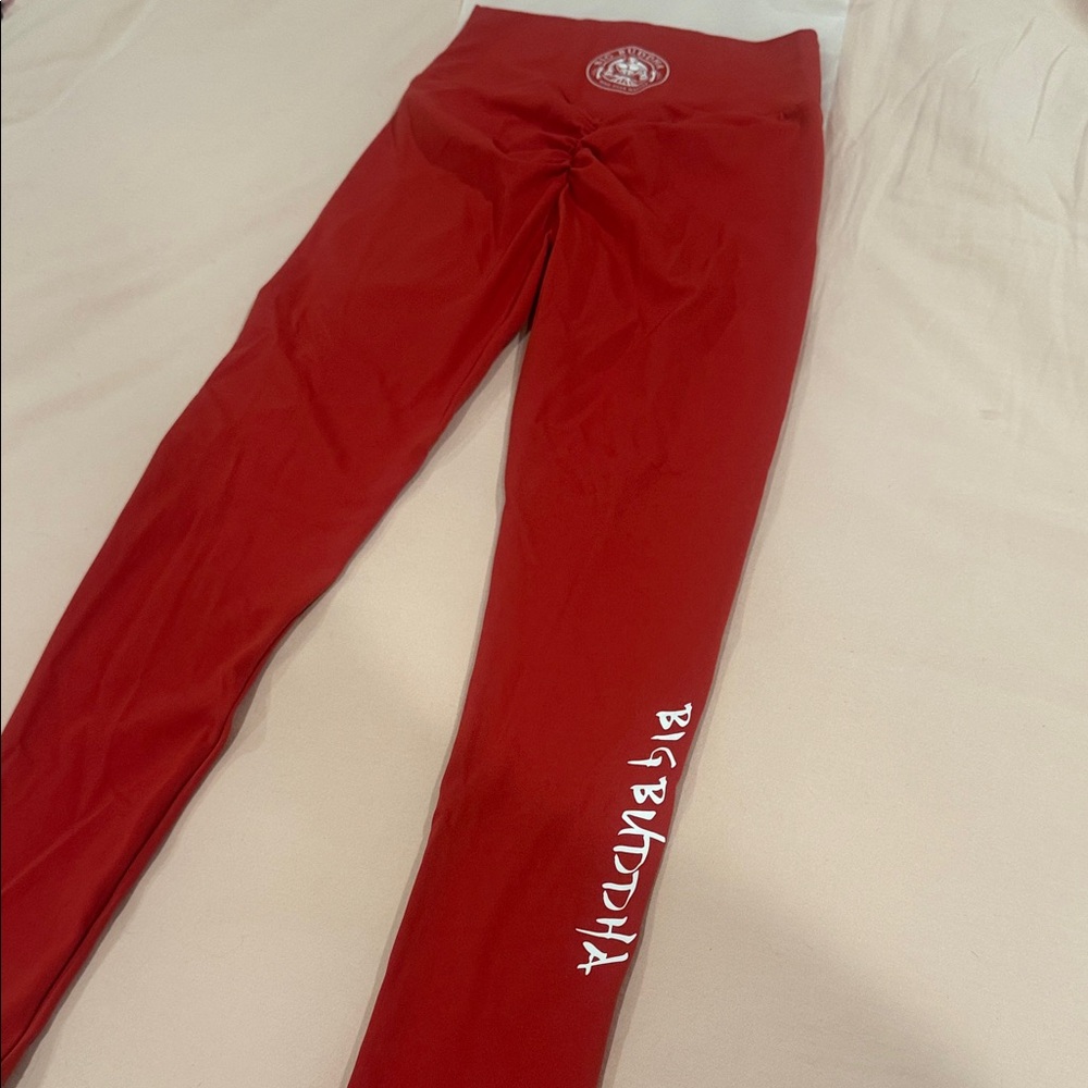 NWT Big Buddha Vibrant Red Women’s Leggings